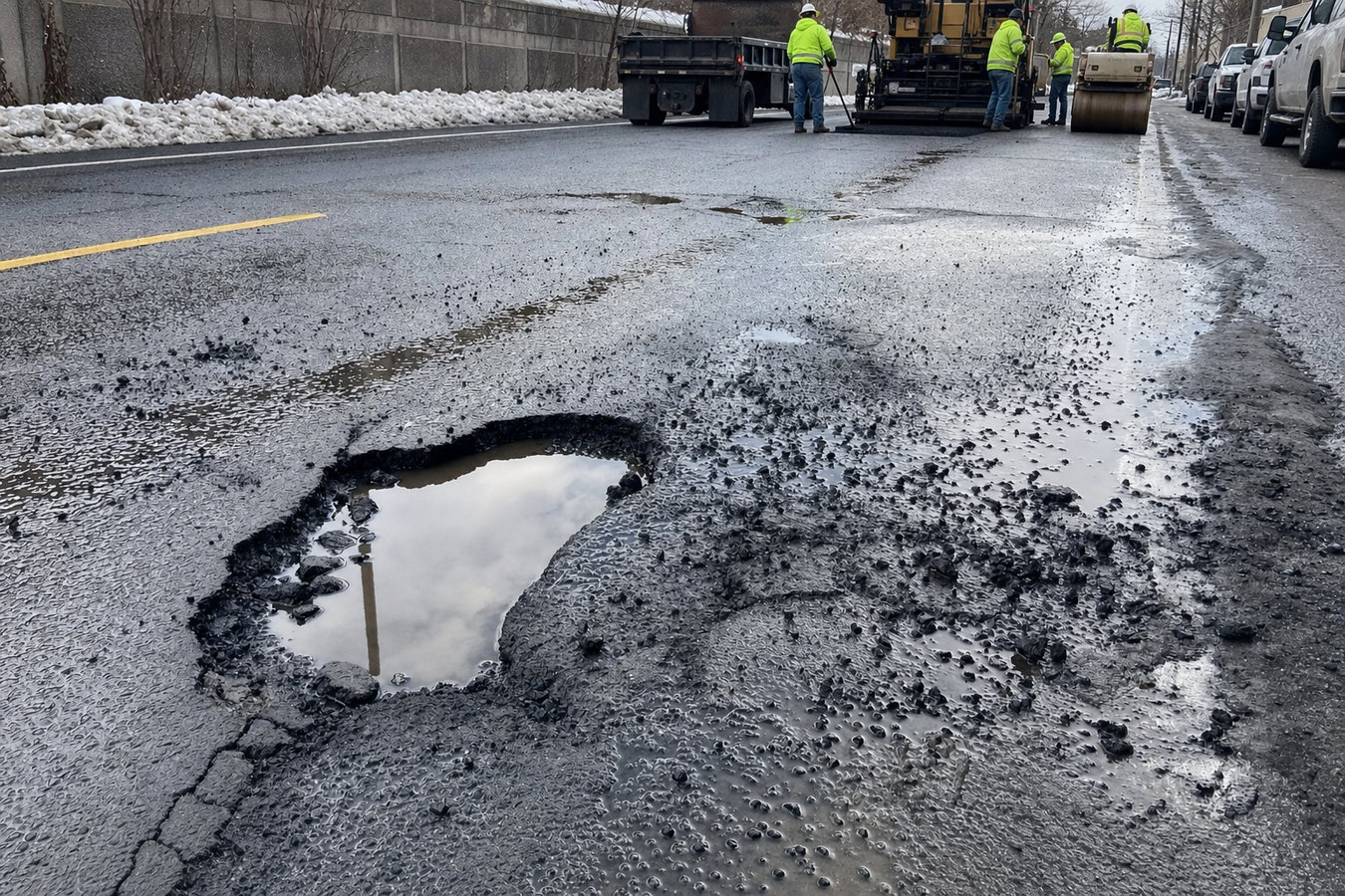 Pothole repair in Lancaster, CA